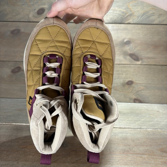 teva reember commute womens size 7 brown brown waterproof comfort boots - Picture 7 of 9